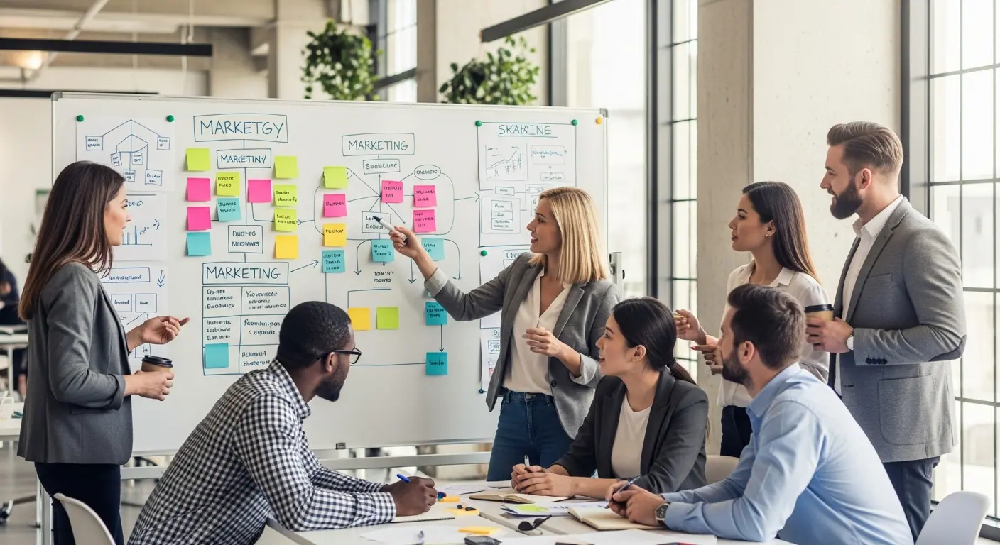 Équipe en train d'élaborer une stratégie d'acquisition sur mesure