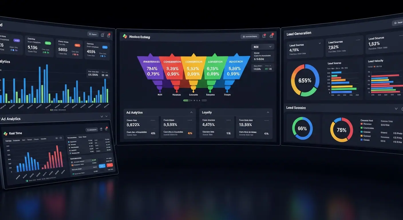 Tableau de bord de campagne d'acquisition en cours de déploiement